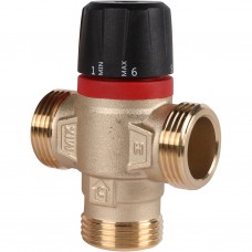 Термостатический смесительный клапан для систем отопления и ГВС 1  НР 35-60°С KV 2,5 (боковое смешивание) ROMMER RVM-0232-256025