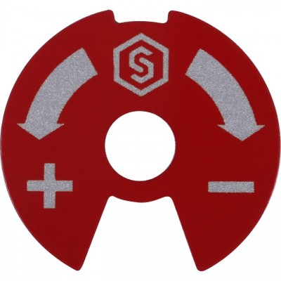 SMB 6801 000610 STOUT  Синий-красный диск для распределительных коллекторов