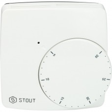 STOUT STE-0002 Проводной электронный термостат WFHT-BASIC со светодиодом