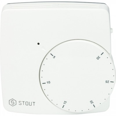 STE-0002-000010 STOUT Термостат комнатный электронный WFHT-DUAL включ. дистанционный датчик «в пол» L=3 м