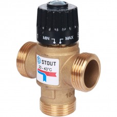 SVM-0120-254325 STOUT  Термостатический смесительный клапан для систем отопления и ГВС. G 1” M