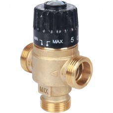 SVM-0125-236520 STOUT  Термостатический смесительный клапан для систем отопления и ГВС 3/4"  НР   30-65°С KV 2,3