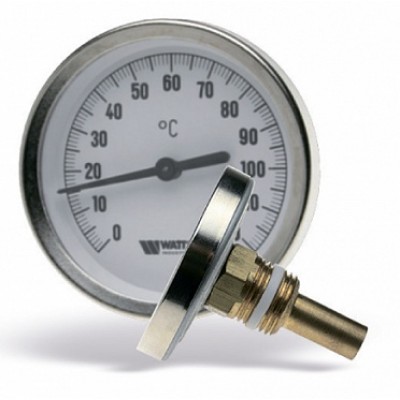 10005802 Watts  Термометр биметаллический с погружной гильзой F+R801(TSD) 63/50