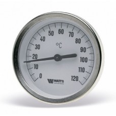 Watts  F+R801(T) 100/75 Термометр биметаллический  с погружной гильзой  100 мм